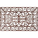 Gratte - pieds paillasson grille en fonte rectangle