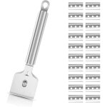 Grattoir avec 20 lames - grattoir plaque vitroc�ramique, grattoir vitre, pour vitroc�ramique, plaque ...