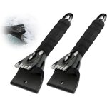 Grattoir � glace pour voiture, 2pcs grattoirs � neige voiture plastique glace gratte avec poign�e antid�rapant ...