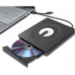 Graveur dvd externe, graveur dvd / cd + / - rw, lecteur externe usb 3. 0 et type - c, lecteur de cartes ...