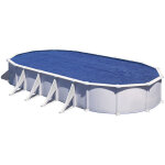 Gre - b�che � bulles 180 microns pour piscine acier ovale 8, 10 x 4, 70 m - gr�