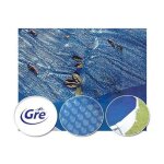 Gre - bche  bulles pour piscine acier en huit 5, 00 x 3, 40 m - gr