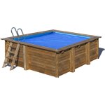 Gre - bche  bulles pour piscine bois carre city 2, 25 x 2, 25 m - gr
