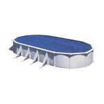 Gre - b�che � bulles 180 microns pour piscine acier ovale 7, 30 x 3, 75 m - gr�