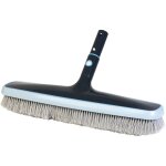 Gre - brosse avec poils pour parois de piscine fixation easy - clip sans tige graphite wbp 45