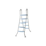 Gre - echelle inox 2x4 marches + plateforme pour piscine hors sol 1, 42m Gre - echelle inox 2x4 marches + plateforme pour piscine hors sol 1, 42m