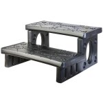 Escalier d'acc�s pour spa - gr�