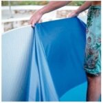 Gre liner uni bleu pour piscine 5 x 3m x h: 1, 20m - 30 / 100e - syst�me overlap