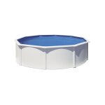 Piscine acier gris anthracite louko ronde 3, 20 x 1, 22 m - gr�