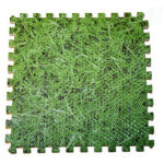 Gre - tapis de sol en dalles puzzle 50 x 50 cm imitation gazon, ep 8mm