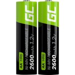 Green cell - hr6 pile rechargeable lr6 (aa) nimh 2600 mah 1. 2 v 2 pc(s) y336172