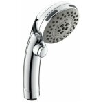 Green mobility - pommeau de douche chrom� avec bouton stop douchette � main 5 jets au choix pomme de ...