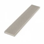 Lame de finition composite 2200x55x10mm pour terrasse & bardage green outside garantie 7 ans - beige