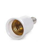 Greenice ? adaptateur de culot d'ampoule e14 vers e27 ? plastique ? pour ampoules led ? connecteur fiable ...