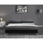 Sommier tapissier 20 cm 180x200 13 lattes montage rapide et facile revtement facile d'entretien gregory ...