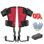 - griffe elagage, ensemble de pointes d'escalade d'arbre avec sangles de ceinture de harnais de s�curit� ...