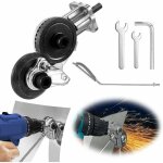 Grignoteuse de tle, coupe plaque de perceuse lectrique coupe grignoteuse tle  double tte pour couper ...