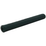 Grillage acier avec revtement en pvc 25x1, 2 m vert