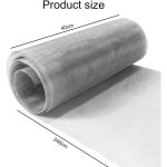 Grillage fine maille 40 x 248 cm, grillage anti rongeur grille m�tallique fine grille inox, filet anti ...
