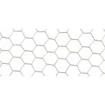 Grillage poule galvanis  chaud triple torsion 25m x 1, 5m galvanex paisseur 0, 8 mm nortene