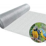 Suinga - grillage  poule 19mm 1x5 m. galvanis maille carr cloture poulailler voliere poulailler jardin ...