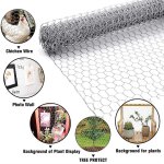 Unho - grillage � poule 1m x 25m grillage cl�ture rigide pour jardin poulailler voliere clapier maille ...