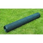 Grillage � poule avec rev�tement - cl�ture pour poule en pvc 25x0, 75 m vert 709415