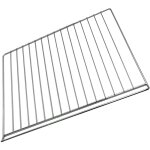 Grille (320) (3546220033) four, cuisini�re 99156 faure arthur martin electrolux, electrolux, arthur martin, ...