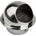 Grille d'a�ration, 6  ventilation hotte murale ronde, bouche de sortie ventilation grille en acier inoxydable ...