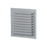 Winflex ventilation - grille a�ration carr�e 150mm 60cm2 - alu blanc + anti - insecte - winflex