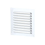 Winflex ventilation - grille a�ration carr�e 175mm 45cm2 - alu blanc + anti - insecte - winflex