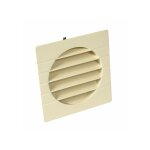 Nicoll - grille d'aération extérieure Ø125mm : 1getm125 Nicoll - grille d'aération extérieure Ø125mm : 1getm125