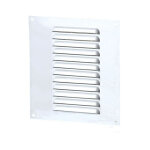 Winflex ventilation - grille a�ration rectangle 150x200mm 54cm2 - alu blanc + anti - insecte - winflex ...