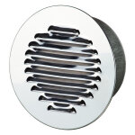 Winflex ventilation - grille a�ration ronde 150mm 118cm2 - alu + anti - insecte - winflex