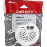 Grille aration ronde simple pour tube pvc d100