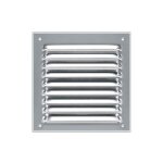 Grille alu anodis persienne en appli. mousti. 150x150 sachet - autogyre