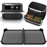 Grille anti - projection silicone rutilisable friteuse ninja 10, 4l af500 eu protge spirale chauffante ...