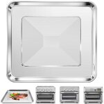 Grille antiadhsive de 31 x 28 cm pour friteuse  air chaud cuisinart toa - 60, toa - 65 et toa - 70, ...