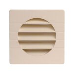 Nicoll ? grille ext�rieure pour tube pvc �100 mm ? r�sistante aux chocs ? traitement uv ? moustiquaire ...