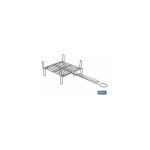 Grille double inox 350 x 350mm