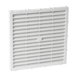 Nicoll - grille façade carrée à combinaison moust 200cm² blanc Nicoll - grille façade carrée à combinaison moust 200cm² blanc