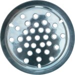 Grille de fond - inox - � 18 cm