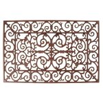 Gratte - pieds paillasson grille en fonte rectangle