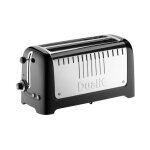 Grille pain 2 fentes 2000w noir / inox dualit 46065