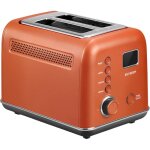 Grille - pain automatique en mtal buydeem pour 2 tranches, modle dt730e, couleur rouge ko, ue