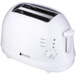 Grille - pain blanc 700w 2 fentes larges - �jection auto - manuelle black pear bgp105