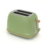 Grille pain caprizze kaito avec double fente extra large 6 niveaux de grill design vintage avec effet ...