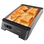Grille - pain horizontal grille - pain plat 3 r�sistances touch touch niceslice touch. 1000w, tous types ...