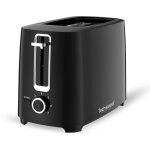 Grille - pain techwood tgp - 278bc dot� de 2 larges fantes - 700w - contr�le du brunissage r�glable, ...