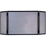 Visiodirect - grille de protection pour chemin�e, grille pare - feu en fer forg� coloris noir - hauteur ...
